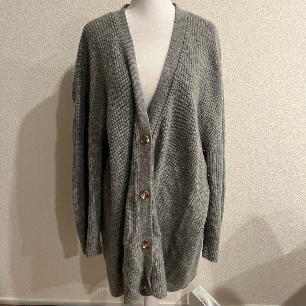 Quince Mongolian Cashmere Gray
Boyfriend Cardigan - Picture 4 of 6